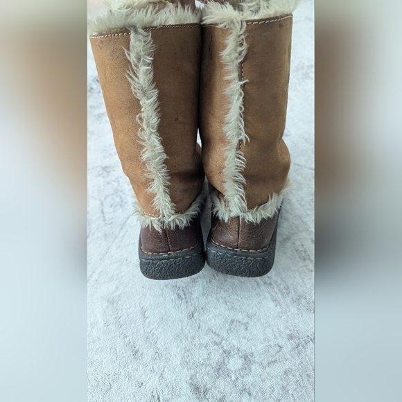 Cabela's Womens Leather Faux Fur Line Winter Boots Size 6M - Picture 11 of 15